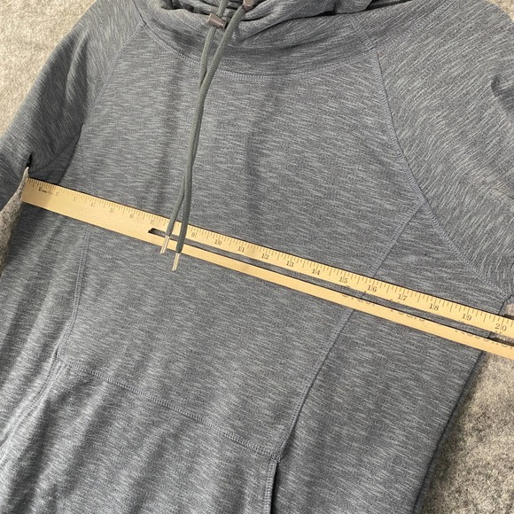 Athleta Sweatshirt Hoodie Small Blue Long Sleeve Pullover Knit - Picture 7 of 11